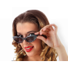 Gafas Lunares Negras y Blancos - Complementos años 50-60 (Grease)