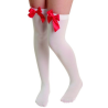 Medias Blancas con Lazo - Medias y Pantys