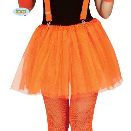 Tutu Naranja 30cm - Faldas y Pantalones