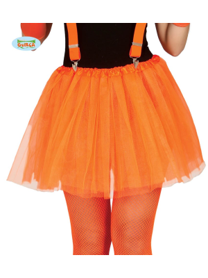 Tutu Naranja 40cm - Faldas y Pantalones