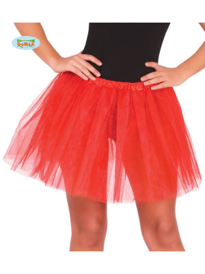 Tutu Rojo 40cm - Faldas y Pantalones