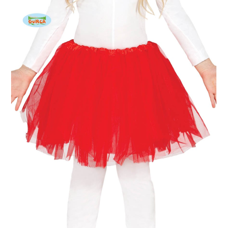 Tutu Rojo 30cm - Faldas y Pantalones