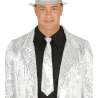 Gorbata Sequin Zilarrezko