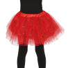 Tutu Purpurina Rojo 30cm - Faldas y Pantalones
