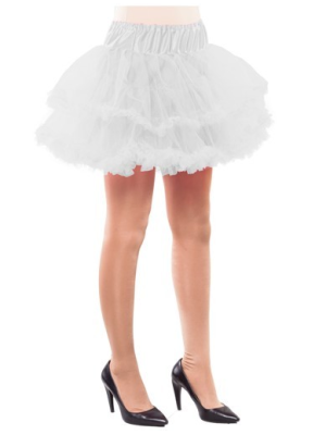 Tutu Rizado Blanco - Faldas y Pantalones