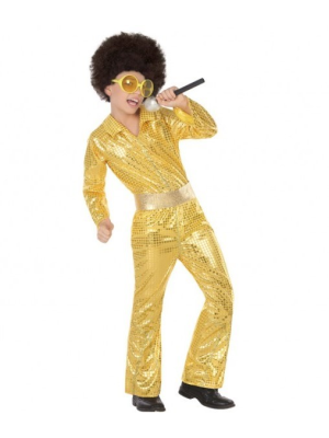Disfraz de Disco Dorado Niño - Disfraces para Niño
