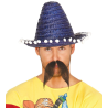 Sombrero Mejicano 33cm Azul - Complementos Mexicanos