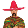 Sombrero Mejicano 60cm Rojo - Complementos Mexicanos