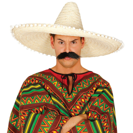 Sombrero Mejicano 60cm Paja - Complementos Mexicanos