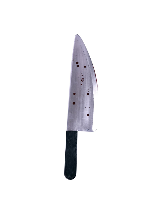 Gran Ganivet Cobert De Sang