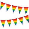 Banderines Arcoiris Triangulares 8m - Guirnaldas