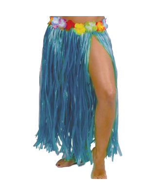 Faldilla Hawaiana Flor de 75cm Groga