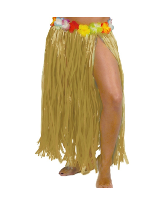 Skirt Hawaiian Flower 75cm Yellow