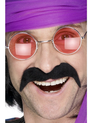 Bigote Hippie Negro - Barbas y Bigotes