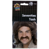 Bigote Hippie Marron - Barbas y Bigotes