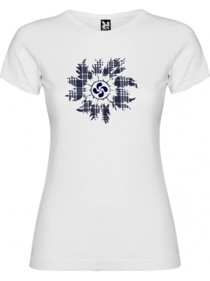 Camiseta Eguzkilore Lauburu Mujer - Blusones, Camisas y Camisetas Regionales