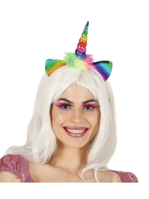 Diadema Unicornio Multicolor - Sombreros