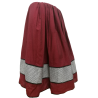Falda Casera Bicolor Granate - TRAJES REGIONALES