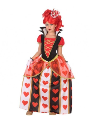 Disfraz de Reina de Corazones Infantil - Disfraces de Alicia Infantiles