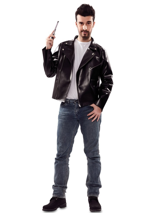 Chaqueta Motero Polipiel - Disfraces de Grease para Hombre