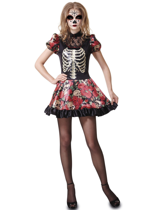 Vestit Catrina Flores