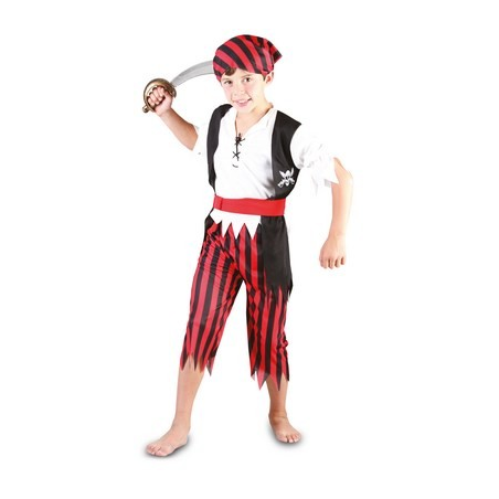 Disfraz de Pirata a Rayas infantil - Disfraces de Piratas para Niños