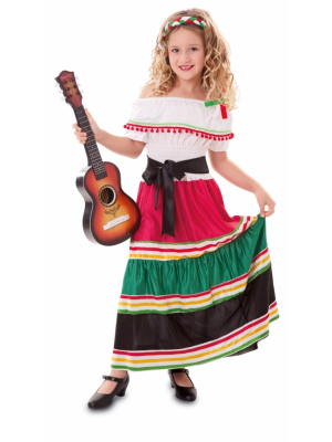 Disfraz de Mejicana Infantil - Disfraces Mexicanos