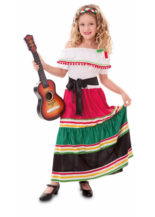 Disfraz de Mejicana Infantil - Disfraces Mexicanos