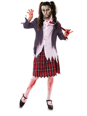 Traxe de Estudante Zombie 
