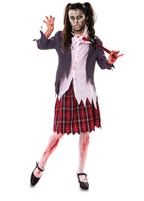Disfraz de Zombie Estudiante - Disfraces de Mujer