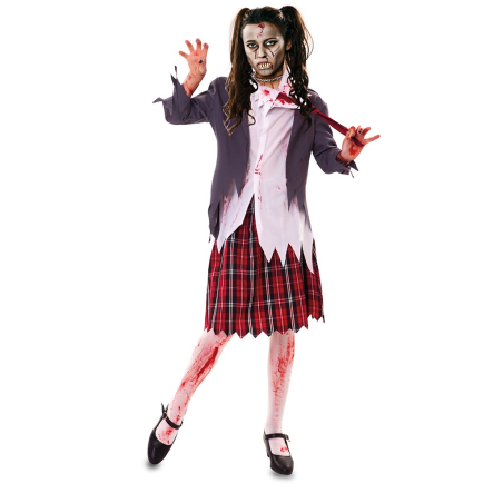 Disfraz de Zombie Estudiante - Disfraces de Mujer