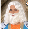Perruca i Barba del Rei Mag Gris