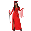 Comprar Disfraz de Diablesa Largo - Disfraces de Angeles y Demonios para Mujer