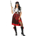 Comprar Disfraz de Piratesa Rayas - Disfraces de Piratas para Mujer