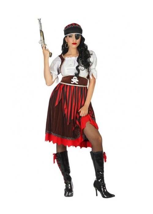 Disfraz de Piratesa Rayas - Disfraces de Piratas para Mujer