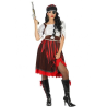 Disfraz de Piratesa Rayas - Disfraces de Piratas para Mujer