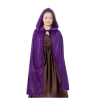 Capa Morada Capucha y Terciopelo 90 cm - Capas