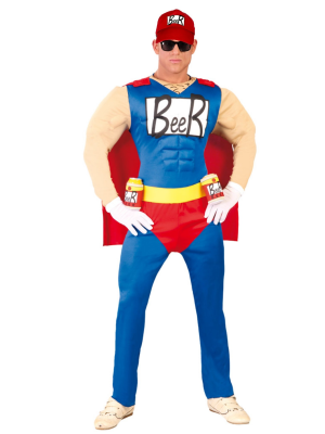 Disfraz de Beerman con gorra - Disfraces de Superheroes para Hombre