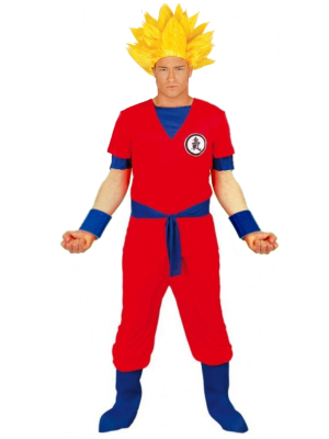 Vestit d'un Guerrer amb Perruca Groga
