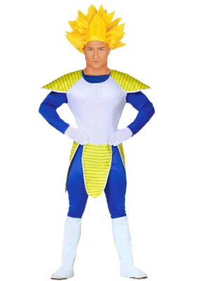 Vestit de Guerrer de l'Espai amb perruca Groga