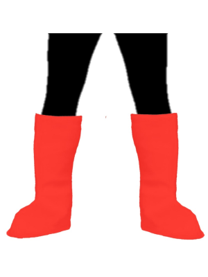 Cubrebotas Rojo adulto de fieltro - COMPLEMENTOS POR CATEGORIA