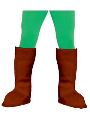 Cubrebotas Marron adulto de Fieltro - COMPLEMENTOS POR CATEGORIA