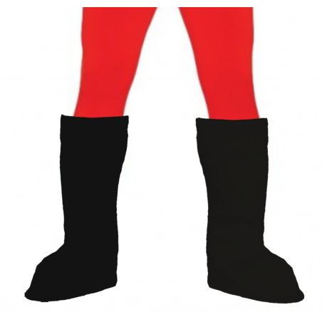 Cubrebotas Negro Adulto De Fieltro - Complementos para Disfraces