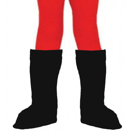 Cubrebotas Negro Infantil De Fieltro - Complementos para Disfraces