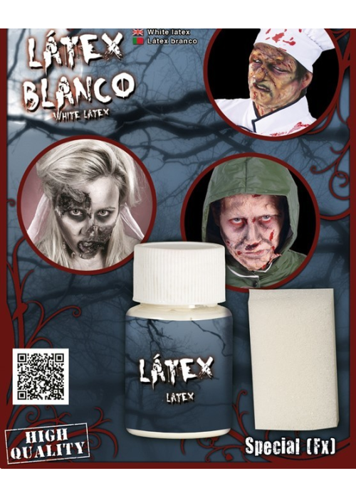 Latex con esponja - Maquillaje y Caracterizacion