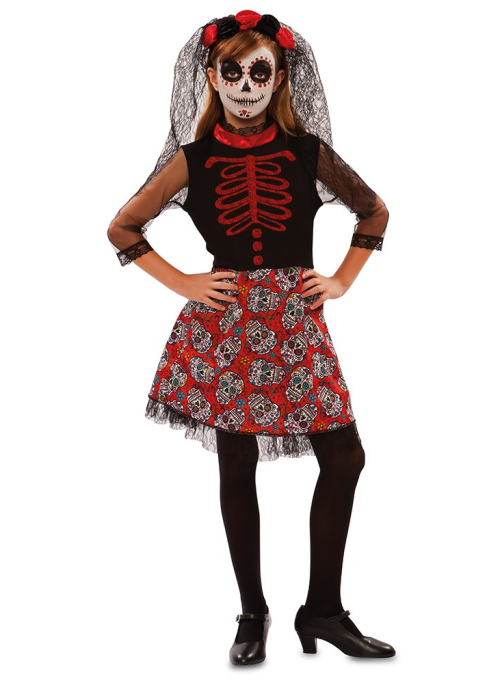 Vestit Catrina Vermell nen