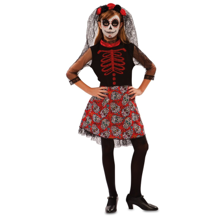Vestit Catrina Vermell nen