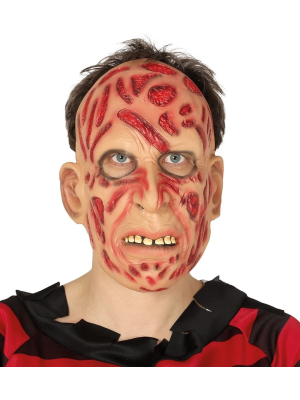 Mascara Hombre Quemado Latex - Complementos de Asesino de Pesadillas