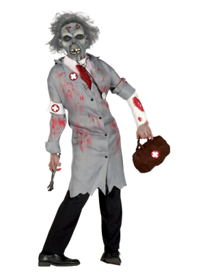 Disfraz de Zombie Doctor con Mascara - Disfraces de Halloween