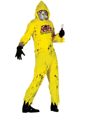 Disfraz de Radiactivo con mascara de gas - HALLOWEEN